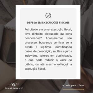 Defesa de Execuções Fiscais